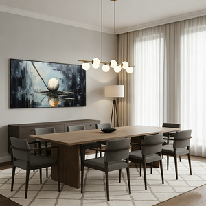 Modern Golf Office Wall Art | Hand-Painted Sports Oil Painting #SS031