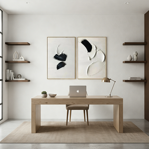 3D Impasto Wabi Sabi Wall Art | Textured Minimalist Painting #SS027