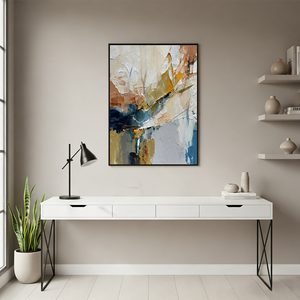 Modern Abstract Impasto Oil Painting | Hand-Painted Wall Art #SS001