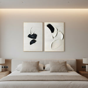3D Impasto Wabi Sabi Wall Art | Textured Minimalist Painting #SS027