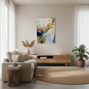 Modern Abstract Impasto Oil Painting | Hand-Painted Wall Art #SS001