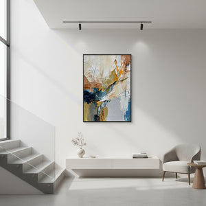 Modern Abstract Impasto Oil Painting | Hand-Painted Wall Art #SS001