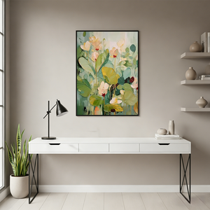 Hand-Painted 3D Botanical Floral Texture Art #SS020
