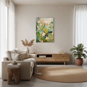 Hand-Painted 3D Botanical Floral Texture Art #SS020