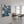 Deep Blue Geometric Abstract Painting | Modern Textured Wall Art #SS026