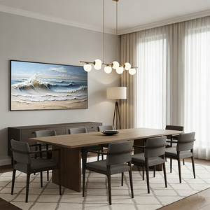 3D Textured Ocean Wave Oil Painting | Handmade Seascape Art #SS036