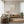 Hand-Painted Beige Plaster Art: Textured Geometric Relief Painting #SS010