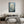 Handmade Abstract Blue Angel Gold Leaf Canvas Wall Art #TC011