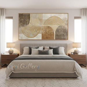 Handcrafted Minimalist Abstract Oil Painting #SS283