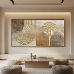 Handcrafted Minimalist Abstract Oil Painting #SS283
