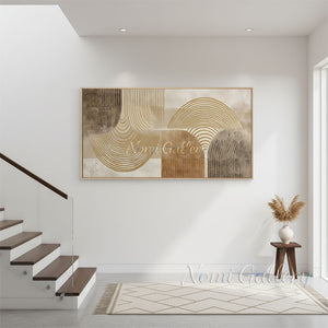 Handcrafted Minimalist Abstract Oil Painting #SS283
