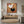 Textured Pair of Birds Hand-Painted Gold Abstract Oil Painting #SS216