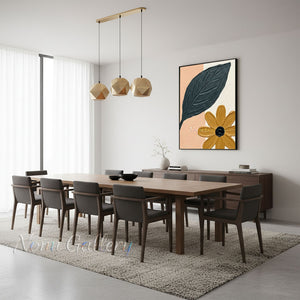 Handmade Abstract Floral Textured Canvas Oil Painting #SS248