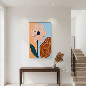 Modern Boho Floral Wall Art for Living Room Decor #SS249