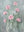 Handmade Abstract Sage Green Pink Floral Drip Canvas Art #TC019