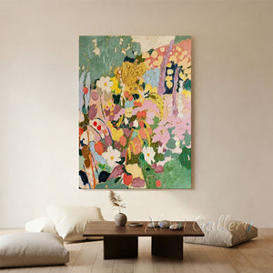 French Romantic Floral Wall Art for Living Room Decor #SS251