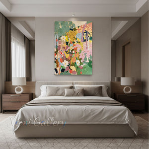 French Romantic Floral Wall Art for Living Room Decor #SS251