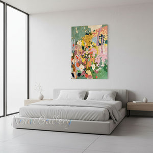 French Romantic Floral Wall Art for Living Room Decor #SS251