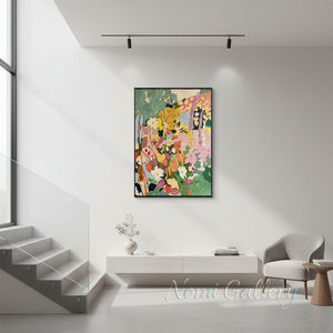 French Romantic Floral Wall Art for Living Room Decor #SS251