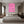 Handmade Abstract Pink Ocean Swimmer Canvas Painting #SS256