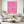 A 100% handmade abstract modern oil painting featuring a solid, textured barbie pink background representing water, with two detailed figures in swimsuits and diving fins swimming downwards.