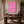 Handmade Abstract Pink Ocean Swimmer Canvas Painting #SS256