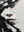 Handmade Black & White 3D Textured Abstract Face Oil Painting #SS080