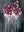 Handmade Abstract Dark Green Magenta Rose Drip Canvas Art #TC020