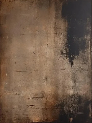 Large Wabi Sabi Abstract Oil Painting - Earth Tone Textured Art #SS082