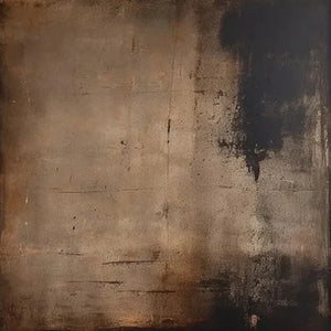 Wabi-Sabi Abstract Tranquility Oil Painting | Dark Earthy Wall Art #SS094