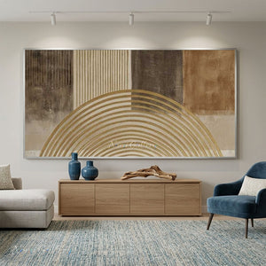 Wabi Sabi Minimalist Abstract Oil Painting #SS289