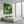 Handmade Impressionist Woman Swimming Green Canvas Artwork #TC041