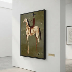 Americana Rider Wall Art for Living Room & Study #SS311