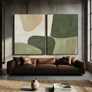 Beige-&-Green-Abstract-Wall-Art-Set-for-Industrial-style-open-plan-studio-01.webp