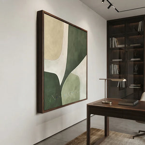 Beige-&-Green-Abstract-Wall-Art-for-study-decor-08.webp
