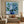 Handmade Impressionist Blue Hydrangea Floral Impasto Canvas Art #TC042