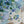 Handmade Abstract Blue Floral Blossom Impasto Canvas Wall Art #TC043