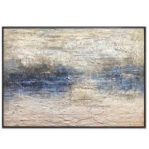 Blue-and-Beige-Modern-Wall-Decor-black-frame-02.webp