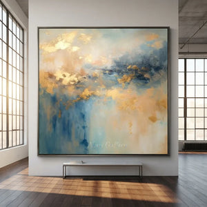 Blue-and-Gold-Canvas-Wall-Decor-for-Large-floor-to-ceiling-window-wall-07.webp