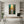 Textured Emerald Green Abstract Stripe Canvas Art #SS266