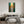 Textured Emerald Green Abstract Stripe Canvas Art #SS266