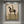 100% handmade modernism equestrian oil painting in neutral tones, displayed elegantly above a wooden dining table in a sophisticated restaurant by Nomi Gallery.