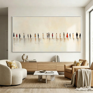 Abstract Figures in Line Reflection Oil Painting #NM400