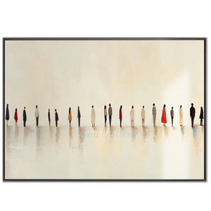 Abstract Figures in Line Reflection Oil Painting #NM400