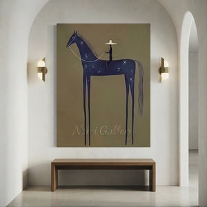 Horse-&-Rider-Abstract-Oil-Painting-for-art-corridor-decor-01.webp