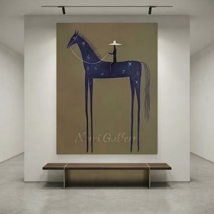 Horse-&-Rider-Abstract-Oil-Painting-for-minimalist-wall-03.webp