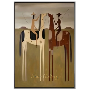 Handmade Surreal Western Oil Painting #SS324