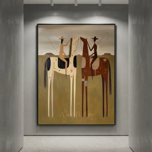 Handmade Surreal Western Oil Painting #SS324
