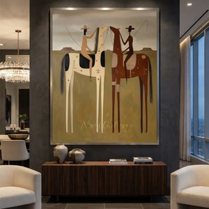 Handmade Surreal Western Oil Painting #SS324
