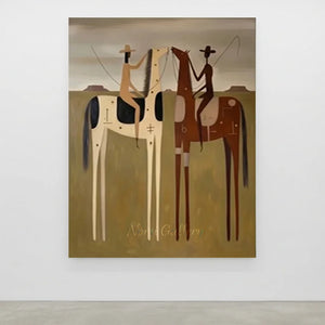Handmade Surreal Western Oil Painting #SS324